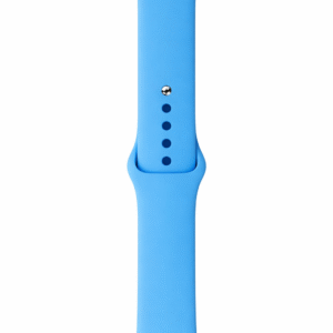 correa Apple Watch silicona 42-44mm recambio cómodo y resistente azul eléctrico
