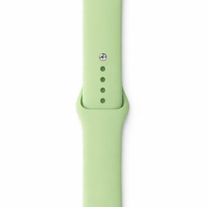 correa Apple Watch silicona 42-44mm recambio cómodo y resistente verde
