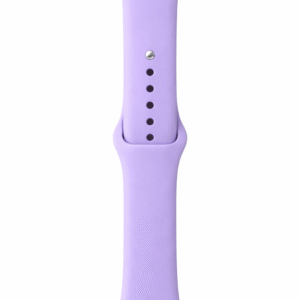 correa Apple Watch silicona 42-44mm lila pastel recambio cómodo y moderno