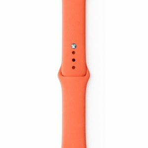 correa Apple Watch silicona 42-44mm recambio cómodo y resistente naranja