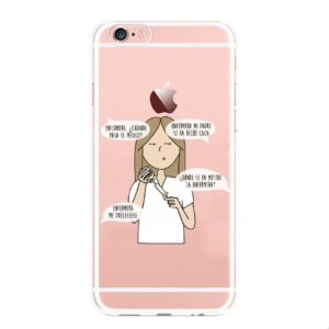 funda iPhone enfermera divertida humor hospital