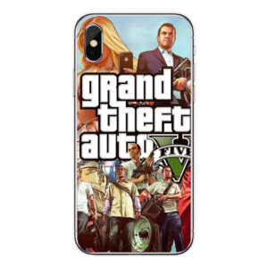funda iPhone GTA V Los Santos personajes y coches fundas iPhone baratas