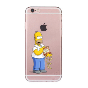 funda iPhone Homer Simpson comiendo fundas iPhone baratas