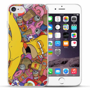 funda iPhone Homer Simpson gamberra donuts cervezas