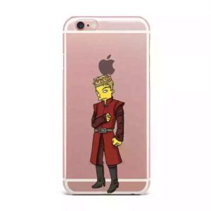 funda iPhone Joffrey Baratheon simpsonizado con túnica roja fundas iPhone baratas