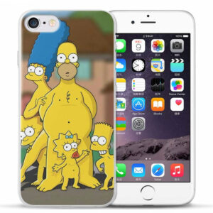 funda iPhone Los Simpson versión Adán y Eva