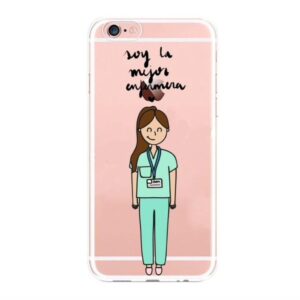 funda iPhone enfermera diseño profesional