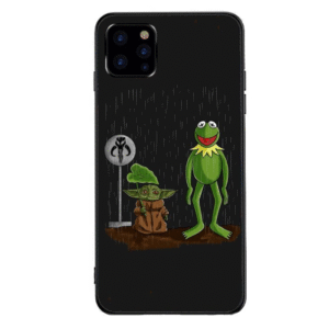 Funda iPhone - Baby Yoda y Rana Gustavo