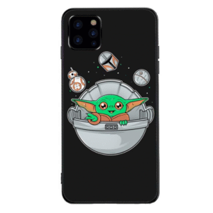 Funda iPhone - Baby Yoda Nave Espacial