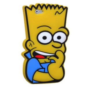 Funda iPhone - Bart Simpson Azul