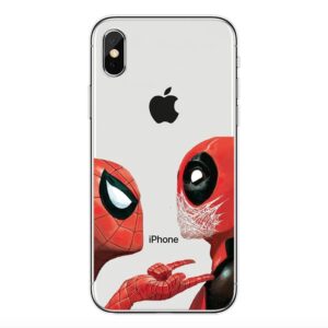 Funda iPhone – Deadpool vs Spiderman