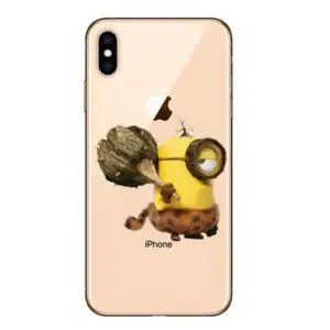 Funda iPhone Minion Disfraz Cavernícola