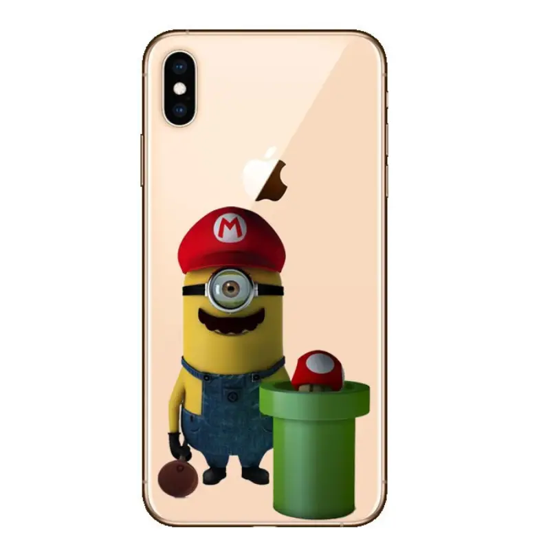 Funda iPhone Minion Disfraz Mario Bros