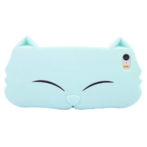 Funda iPhone - Gato Turquesa