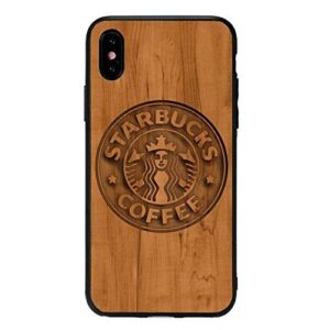 Funda iPhone Starbucks Imitación Madera